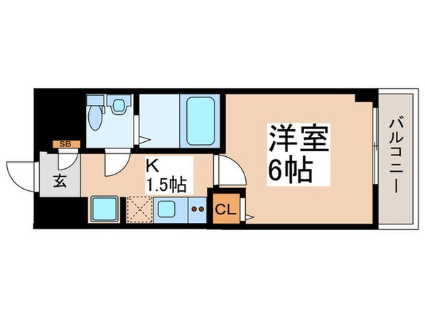 GENOVIAお花茶屋Ⅱskygardenの物件間取画像